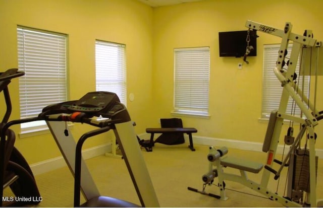 3230 Cumberland Rd Unit 78, Ocean Springs, MS 39564 - exercise area featuring baseboards