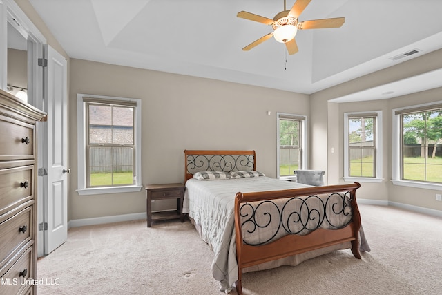 5110 Kensington Creek Dr, Southaven, MS 38672 - bedroom featuring light colored carpet and a ceiling fan