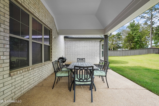 5110 Kensington Creek Dr, Southaven, MS 38672 - view of patio with outdoor dining area