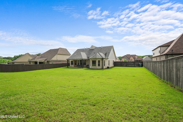 5110 Kensington Creek Dr, Southaven, MS 38672 - rear view of house with a fenced backyard and brick siding