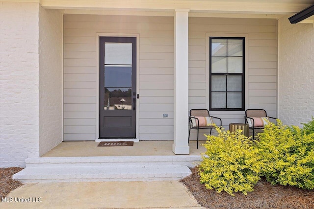 122 Seymour Dr, Madison, MS 39110 - doorway to property with covered porch