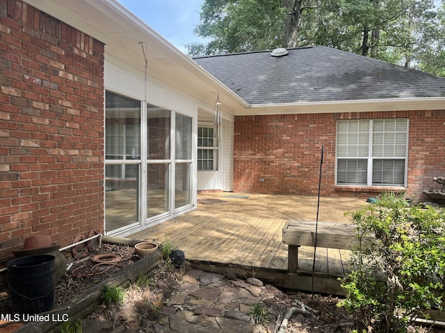 3057 Windwood Cir, Flowood, MS 39232 - view of patio featuring a deck