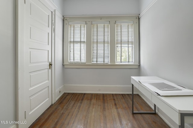 1704 N State St, Jackson, MS 39202 - unfurnished office featuring plenty of natural light and wood-type flooring