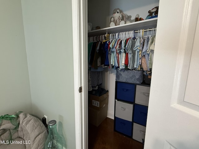 view of closet