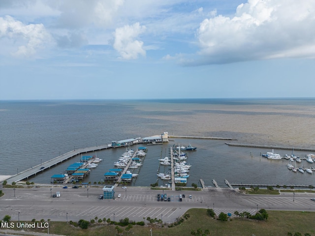 120 Beachview Dr, Pass Christian, MS 39571 - bird's eye view of numerous boat docks and a nearby body of water