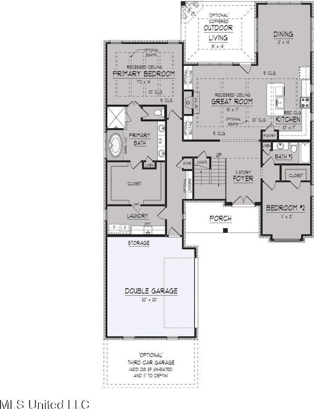 8021 Christian Ct, Olive Branch, MS 38654 - floor plan / room layout