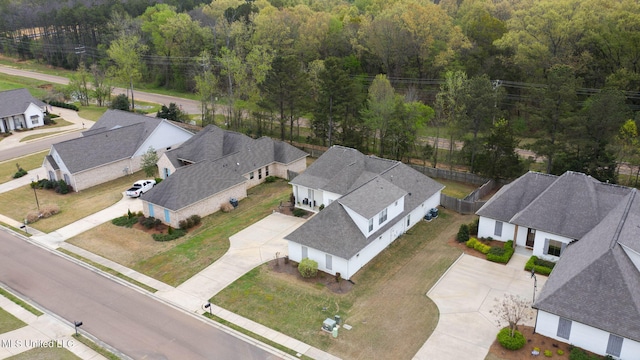 105 Camden Lake Cir, Madison, MS 39110 - aerial view of residential area featuring a forest