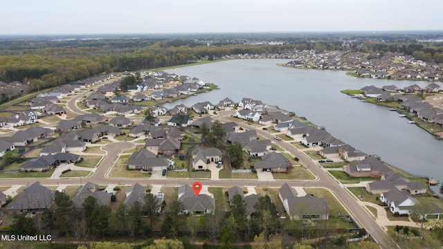 105 Camden Lake Cir, Madison, MS 39110 - aerial overview of property's location featuring nearby suburban area and a nearby body of water