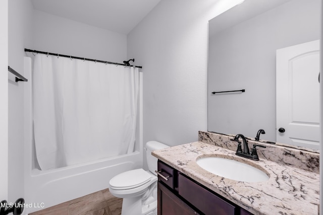 832 Reunion Place Cir, Biloxi, MS 39532 - full bathroom with vanity, toilet, and shower / bath combo