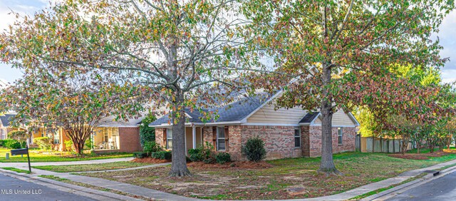 159 Basswood Cir, Brandon, MS 39047 - view of front of home featuring brick siding