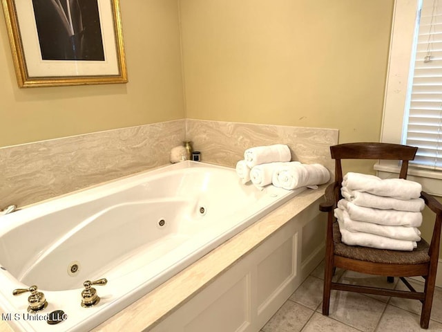 48 Fairway Dr, Natchez, MS 39120 - bathroom featuring tile patterned floors and a tub