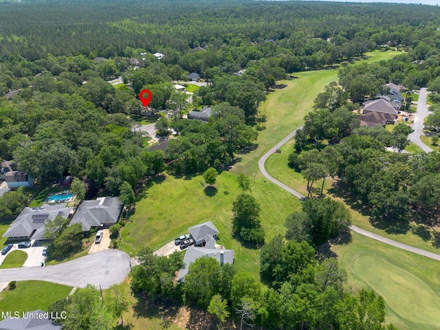 796 Hapuna Pl, Diamondhead, MS 39525 - view of property location featuring a forest, nearby suburban area, and a local golf course