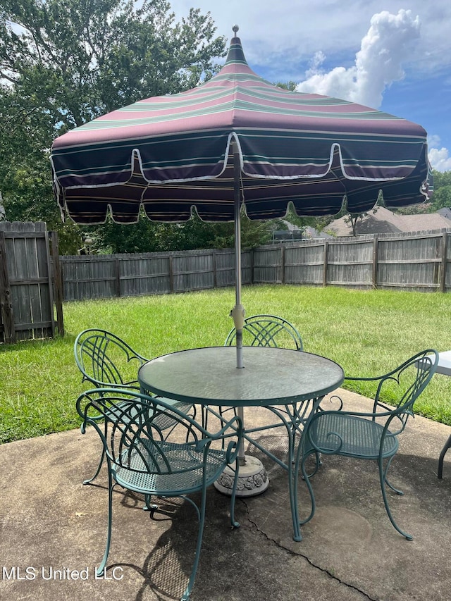 view of patio