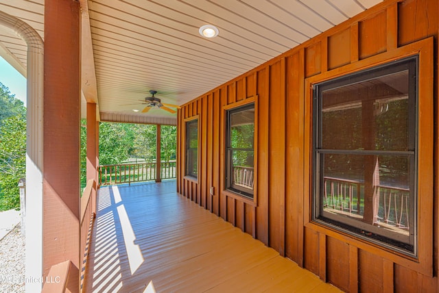 4005 Warriors Trl, Vicksburg, MS 39180 - porch with ceiling fan