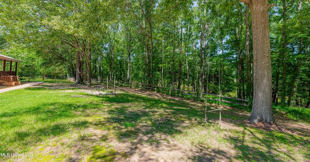4005 Warriors Trl, Vicksburg, MS 39180 - view of yard featuring a view of trees