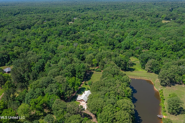 4005 Warriors Trl, Vicksburg, MS 39180 - aerial view of a forest and a nearby body of water