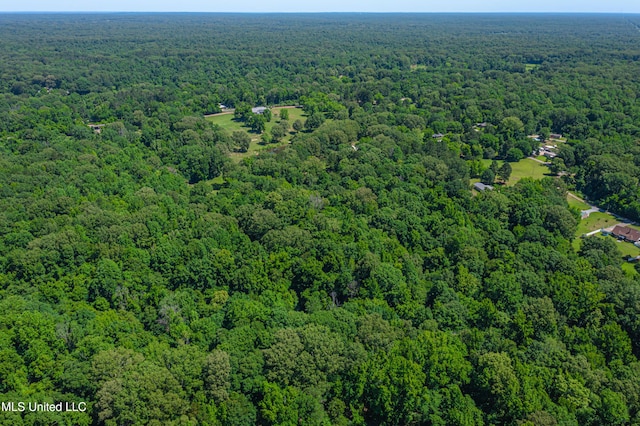 4005 Warriors Trl, Vicksburg, MS 39180 - aerial view of property and surrounding area featuring a forest