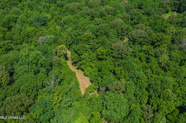 4005 Warriors Trl, Vicksburg, MS 39180 - aerial view of property and surrounding area with a forest