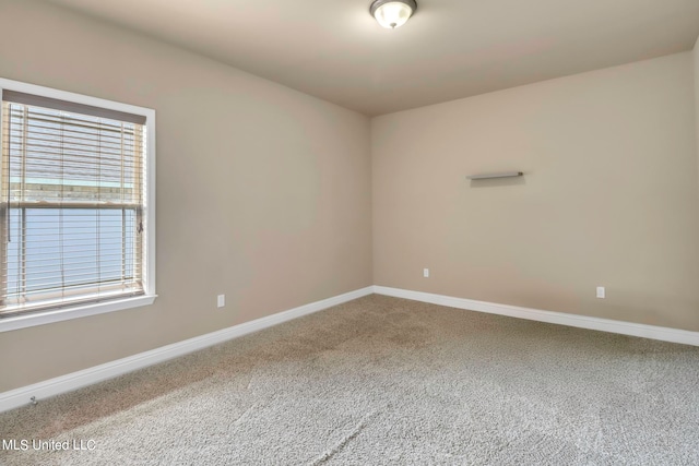 empty room featuring carpet flooring