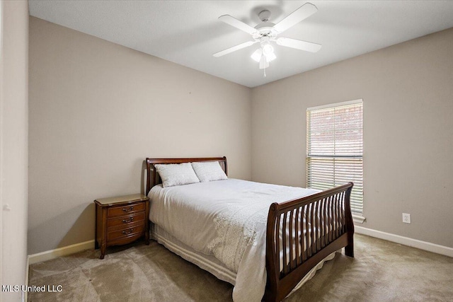 412 Dunlin Ct, Brandon, MS 39047 - carpeted bedroom featuring baseboards and a ceiling fan