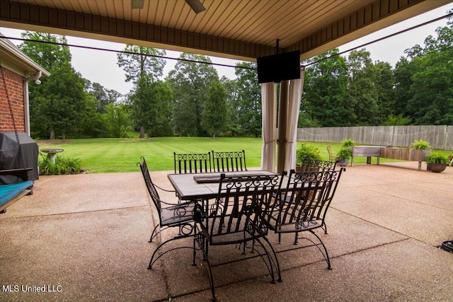 view of patio