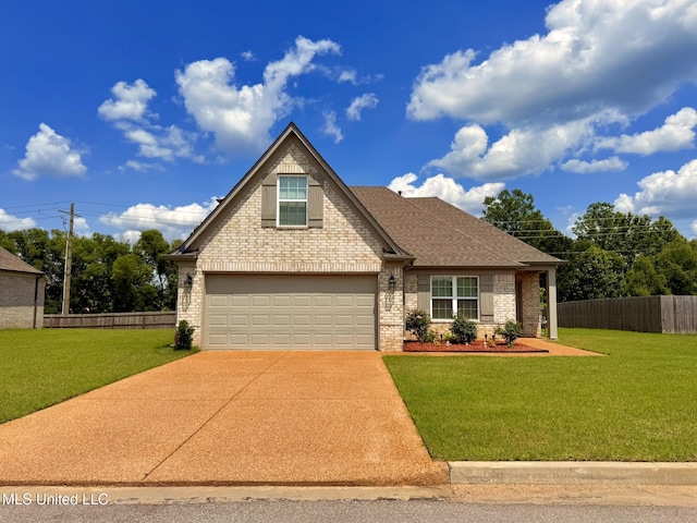 3020 Makenlee St, Southaven, MS 38672 - traditional-style house with concrete driveway, brick siding, roof with shingles, and a garage