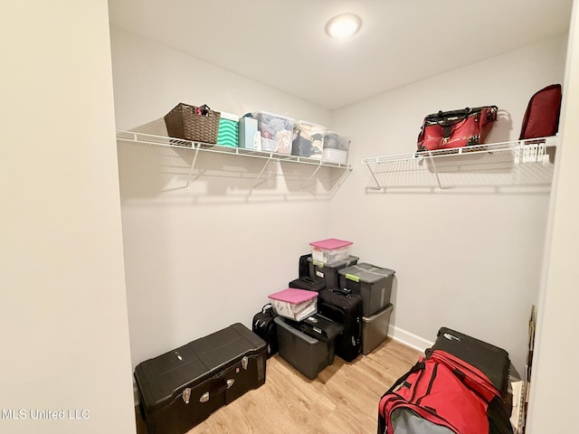 3020 Makenlee St, Southaven, MS 38672 - spacious closet with wood finished floors