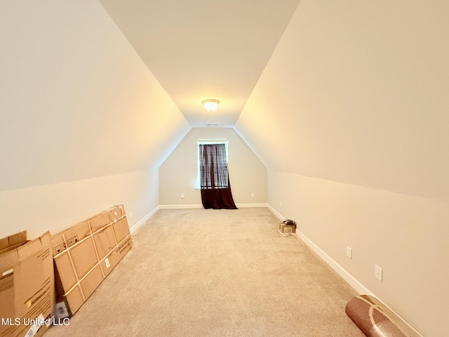 3020 Makenlee St, Southaven, MS 38672 - additional living space featuring lofted ceiling, light colored carpet, and baseboards