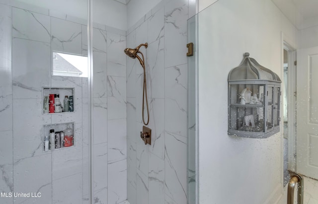 224 Reunion Dr, Madison, MS 39110 - bathroom featuring a marble finish shower