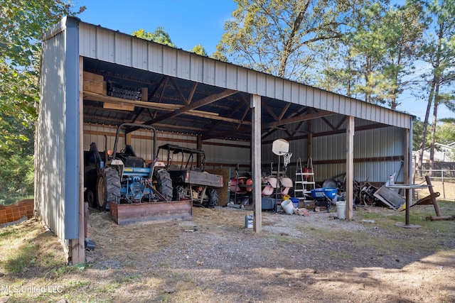 view of outbuilding