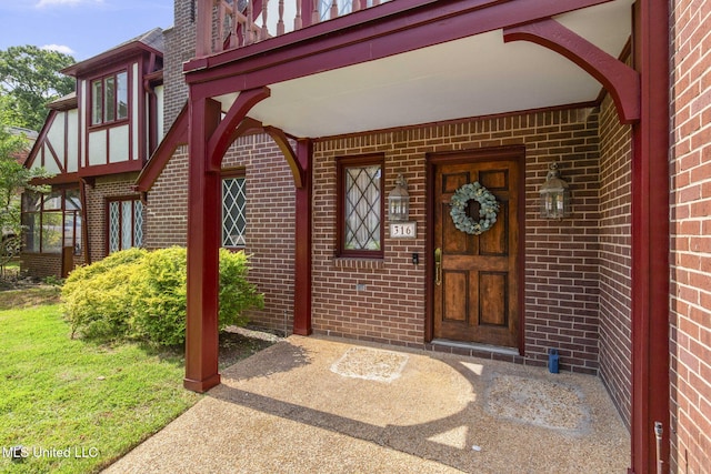 316 Meadow Creek Pl, Jackson, MS 39211 - entrance to property featuring brick siding