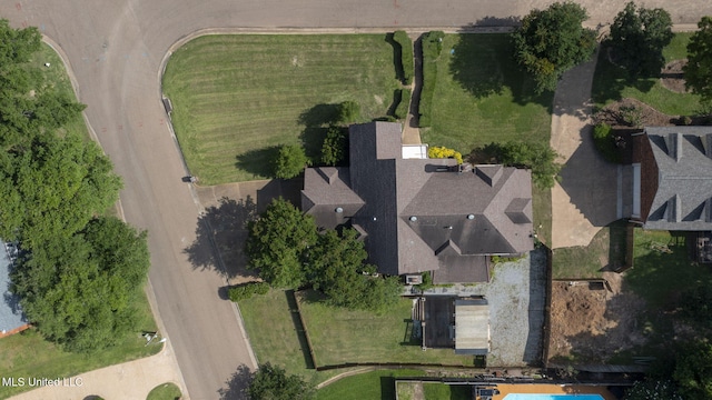 316 Meadow Creek Pl, Jackson, MS 39211 - aerial overview of property's location featuring a pool area