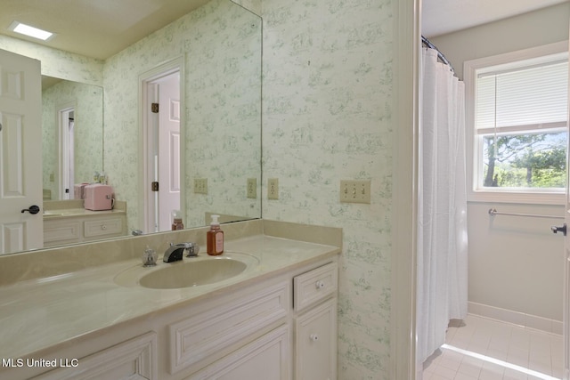 39 Moss Forest Cir, Jackson, MS 39211 - bathroom with tile patterned floors and vanity