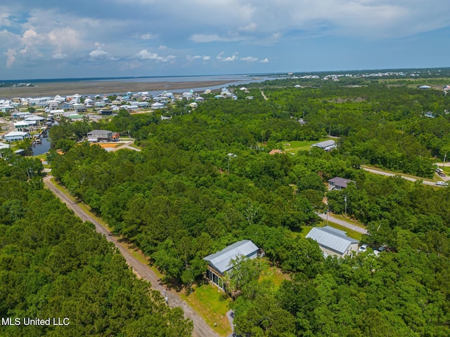 11014 Gannet St, Bay Saint Louis, MS 39520 - bird's eye view of a heavily wooded area