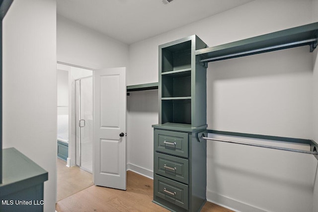 840 Glenwild Cir, Canton, MS 39046 - walk in closet featuring light wood finished floors