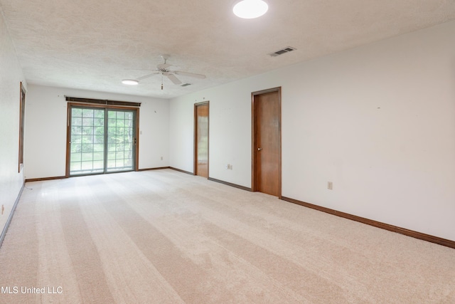 504 Hampton St, Clinton, MS 39056 - unfurnished room featuring ceiling fan, baseboards, and light carpet