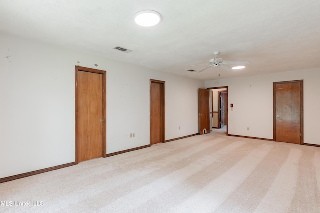 504 Hampton St, Clinton, MS 39056 - unfurnished room featuring a ceiling fan, baseboards, and light carpet