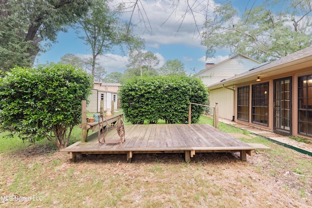 504 Hampton St, Clinton, MS 39056 - view of wooden terrace