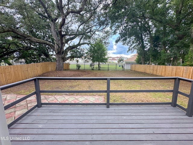 1630 Hollywood Blvd, Biloxi, MS 39531 - wooden deck featuring a fenced backyard