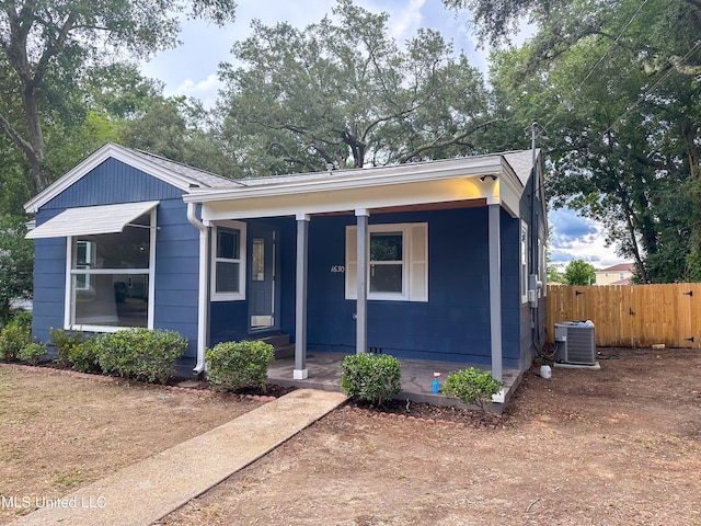 1630 Hollywood Blvd, Biloxi, MS 39531 - view of front of home featuring covered porch