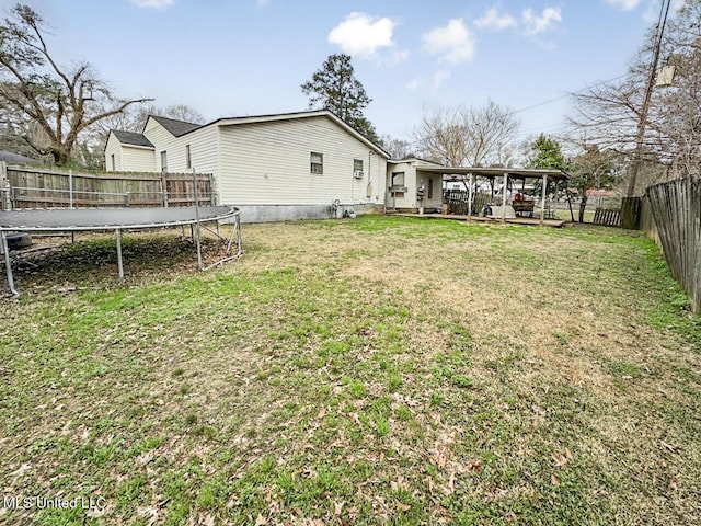 903 Kenwood Ln, Natchez, MS 39120 - view of yard featuring a trampoline