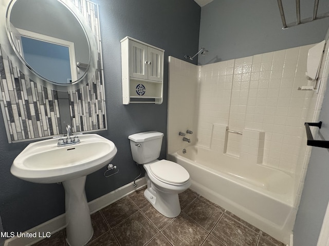 730 Ieke Cir, Diamondhead, MS 39525 - full bathroom featuring tub / shower combination and tile patterned flooring