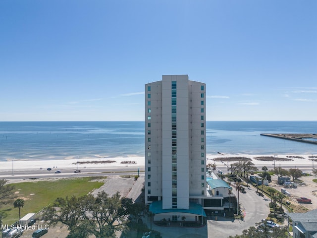 water view featuring a view of the beach