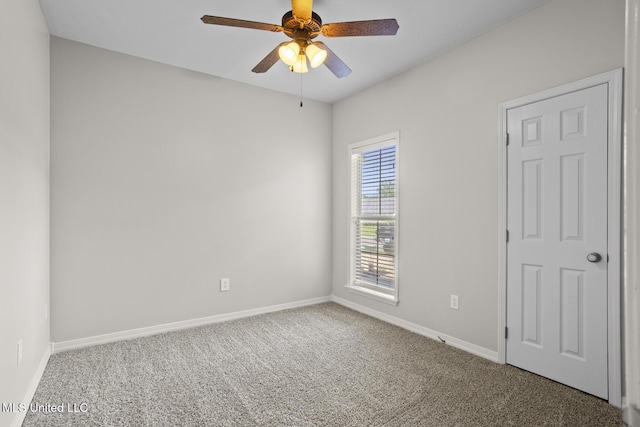 452 Pecan Cir, Brandon, MS 39042 - empty room with carpet and ceiling fan