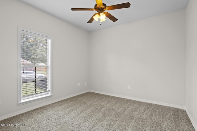 452 Pecan Cir, Brandon, MS 39042 - empty room featuring carpet and ceiling fan