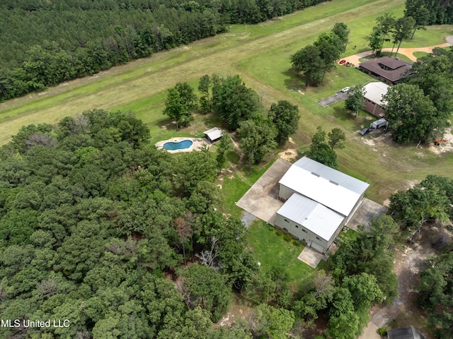 904 Northwood Cir, Brandon, MS 39047 - aerial view with a forest view