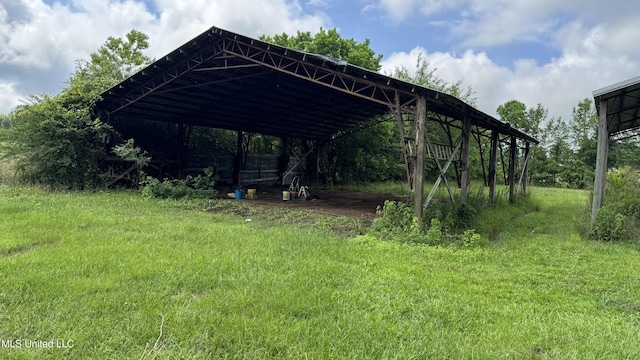 4513 Lawrence Hazel Rd, Lawrence, MS 39336 - view of yard featuring a detached carport