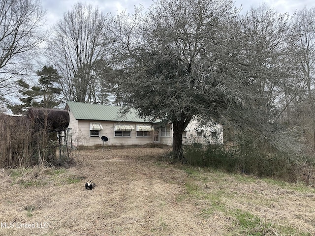 4513 Lawrence Hazel Rd, Lawrence, MS 39336 - view of front of property with metal roof