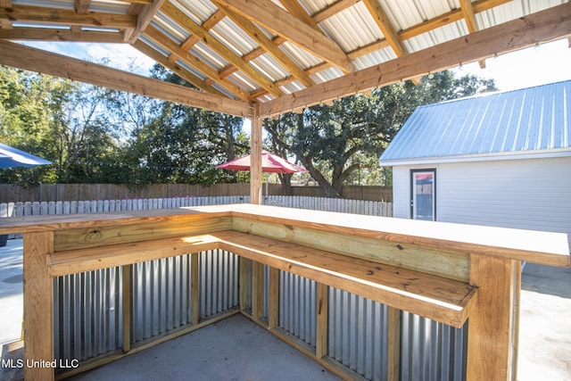 view of patio / terrace