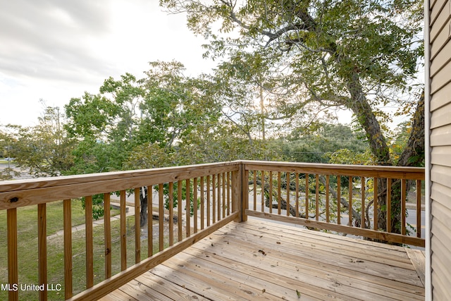 view of deck